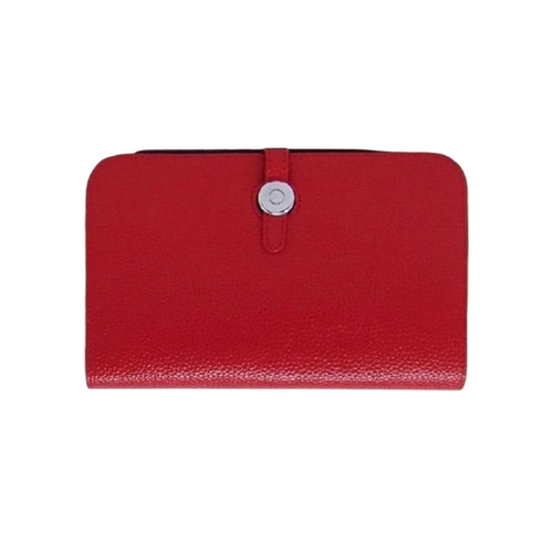 Leather Wallet - Red