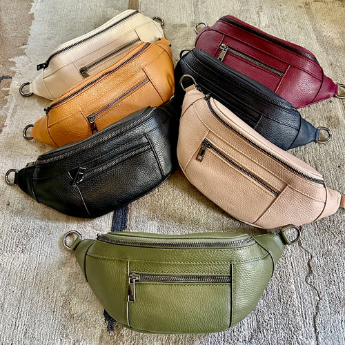 Italian Leather Sling (7 Colors)