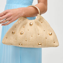 Straw Ring Handle Bag