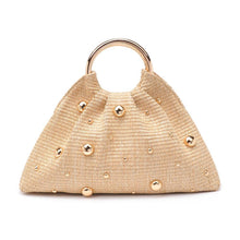 Straw Ring Handle Bag