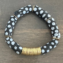 Stretch Bracelet - Dotted African Bone