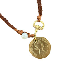 Leather Coin Necklace