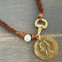 Leather Coin Necklace