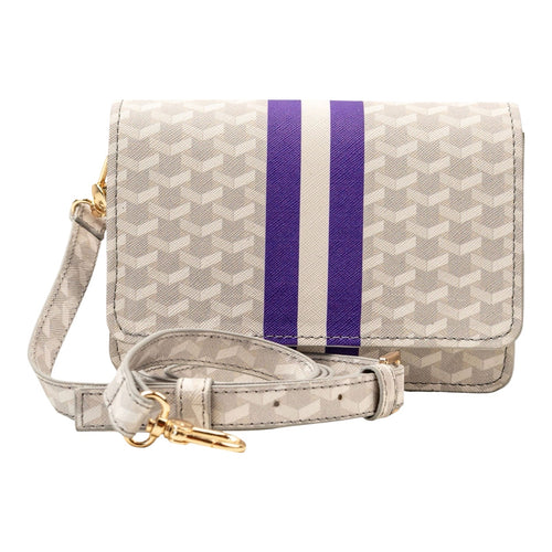 Stadium Bag - White/Purple