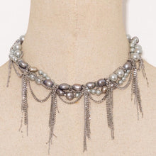 Fringed Pearl Collar