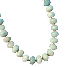 Gemstone Collar - Peruvian Opal on Silk