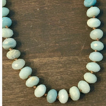 Gemstone Collar - Peruvian Opal on Silk