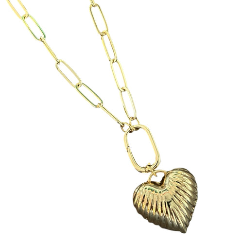 Puffy Heart Necklace