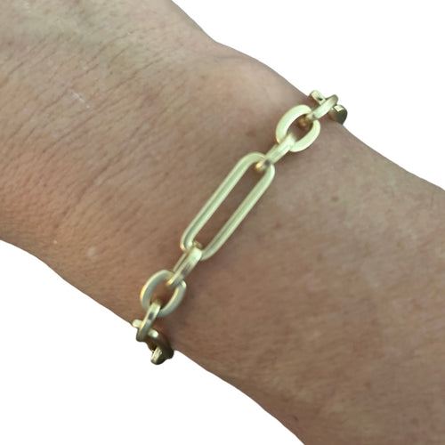 Matte Paperclip Bracelet