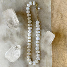 Gemstone Nugget Necklace - Moonstone