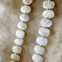 Gemstone Nugget Necklace - Moonstone