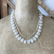 Gemstone Nugget Necklace - Moonstone