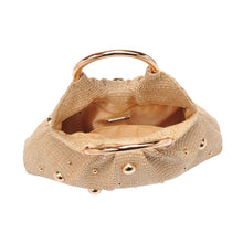 Straw Ring Handle Bag